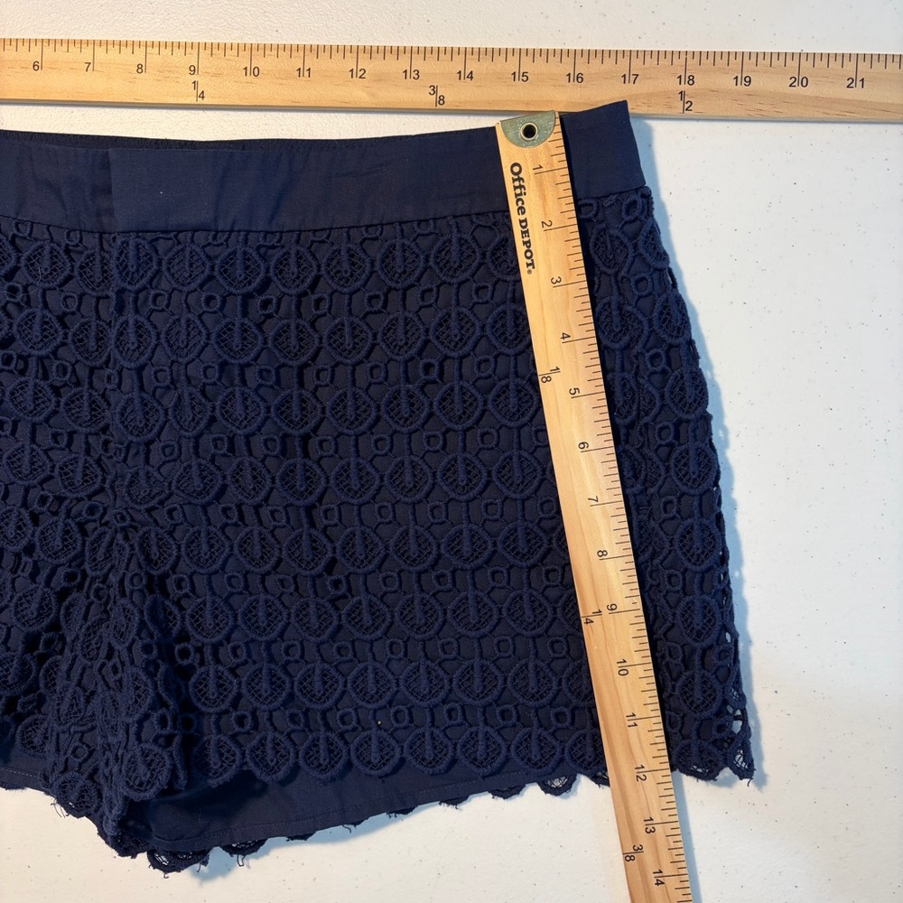 Club Monaco Navy Lace Diaz Aviator Shorts (10) - Picture 11 of 13